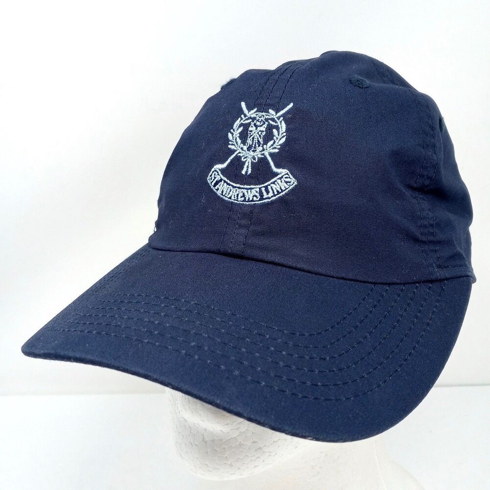 St. Andrews Links Scotland Golf Cap Hat Small Fit Adjustable Strapback